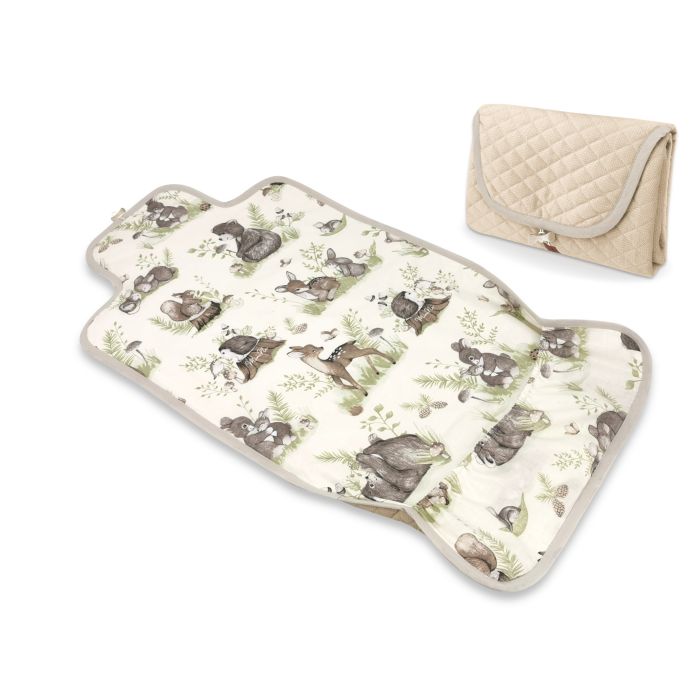 Kaasaskantav mähkimisalus beebidele "Forest nugat" 93 x 50 cm 