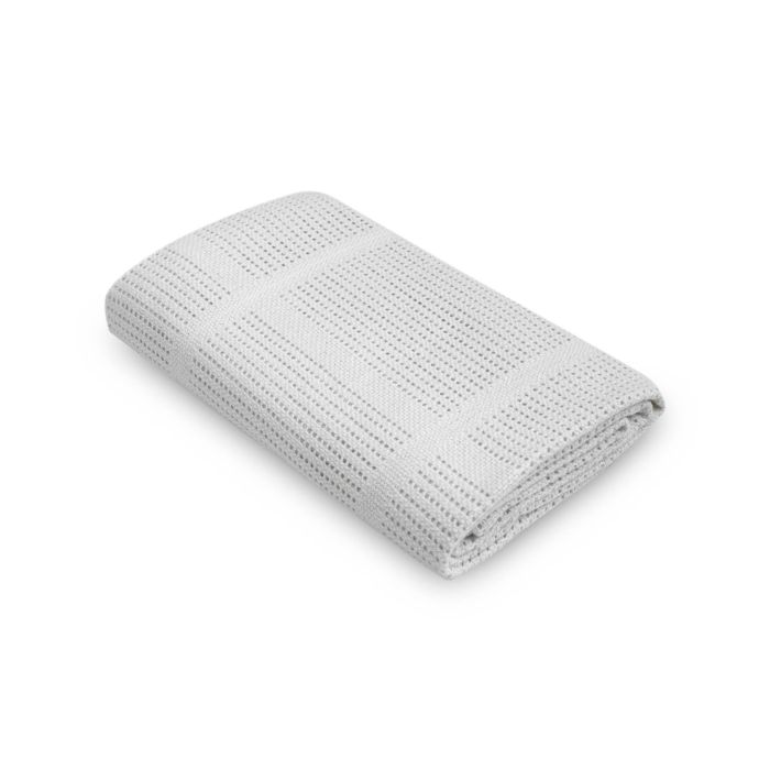 Puuvillane beebitekk "Lulu light grey" 95x95 cm 