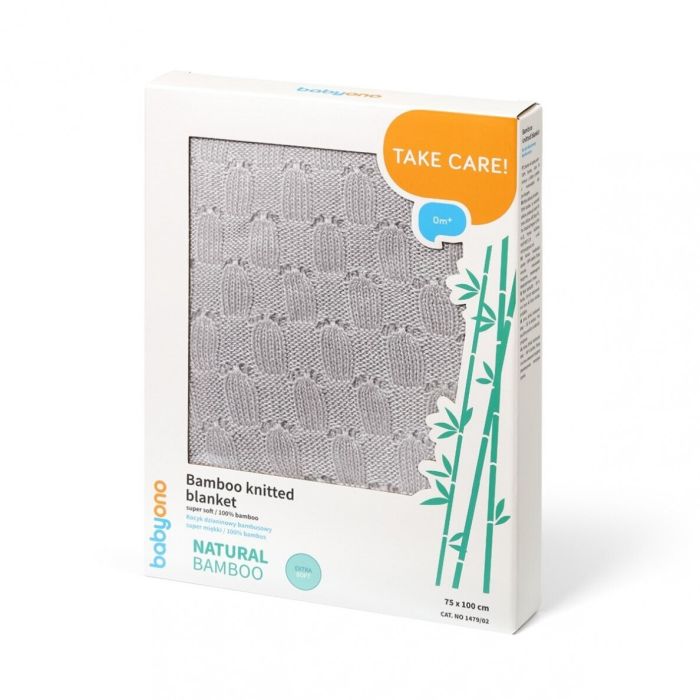 Kootud Babyono bambus beebitekk 100x75 cm hall