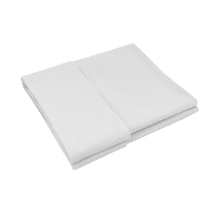 Puuvillane beebitekk "Interlock grey" 100x75cm 