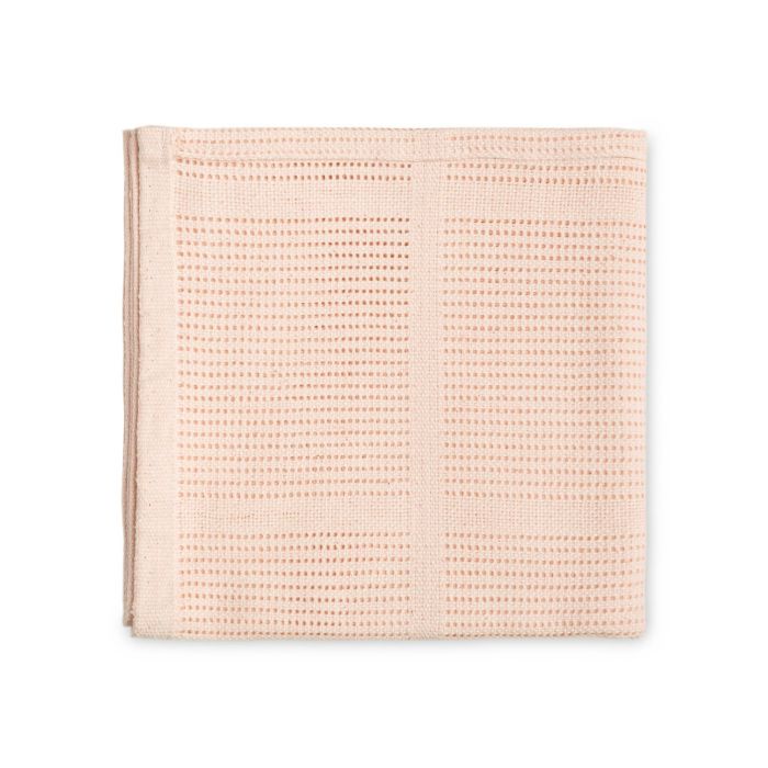 Puuvillane beebitekk "Lulu light pink" 95x95 cm 