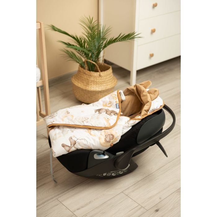 Soojakott vankrisse/turvatool "Cosy Clouds" XL 115X115 cm