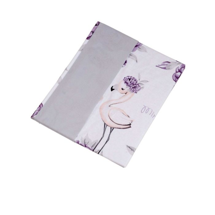 Puuvillane beebitekk "Flamingo" 100x75cm 