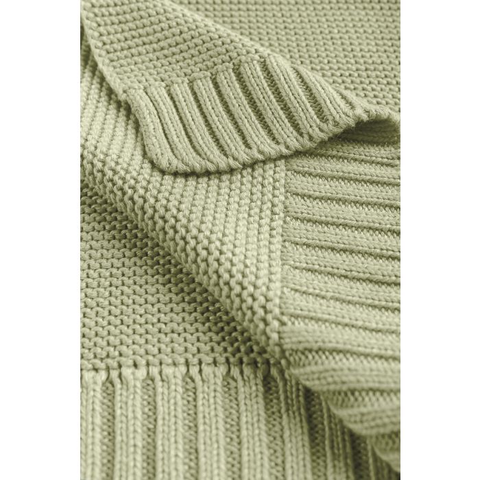 Kootud bambusviskoos beebitekk "Bamboo" 100x80 cm olive