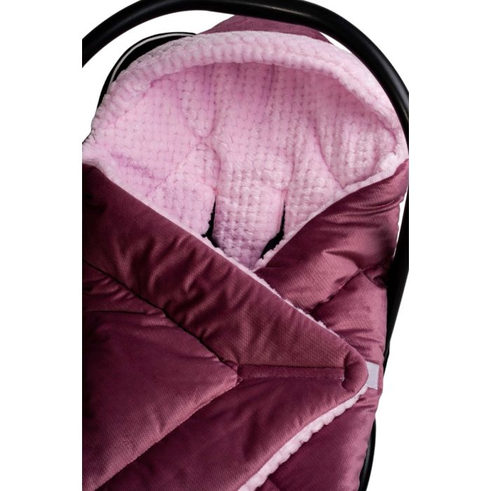 Soojakott turvahälli "WARM VELVET" 80x80 cm ploomililla