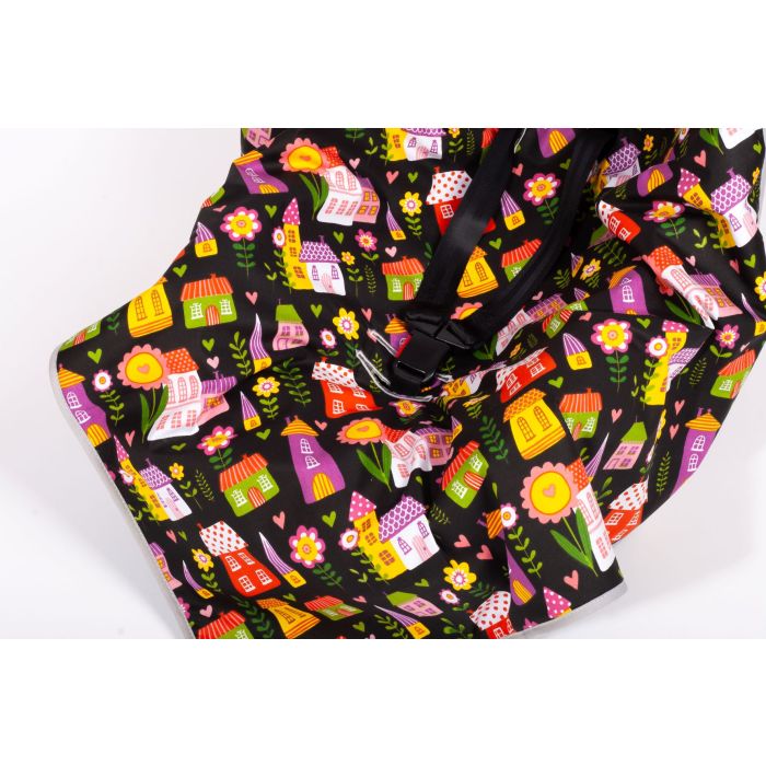 Soojakott-tekk vankrisse/turvatool "HOME SWEET HOME" 80x80 cm