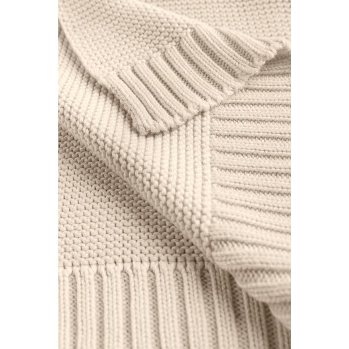 Kootud bambusviskoos beebitekk "Bamboo" 100x80 cm cappuccino