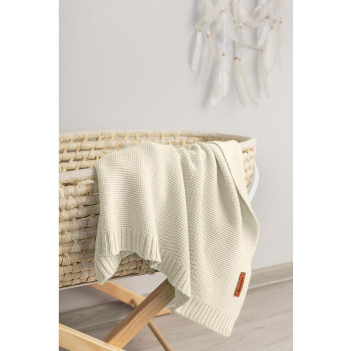 Kootud bambusviskoos beebitekk "Bamboo" 100x80 cm banana