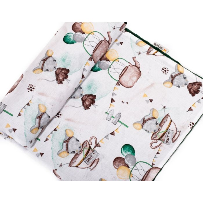 Beebitekk 100x75cm "Baby mouse" roheline