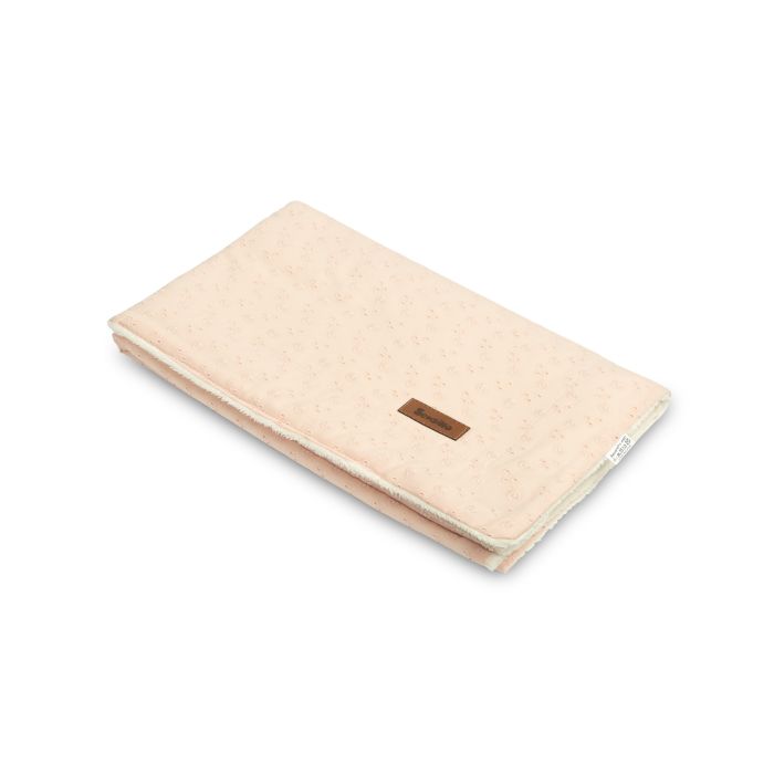 Beebi tekk  "Silky ornament" 100x80 cm roosa