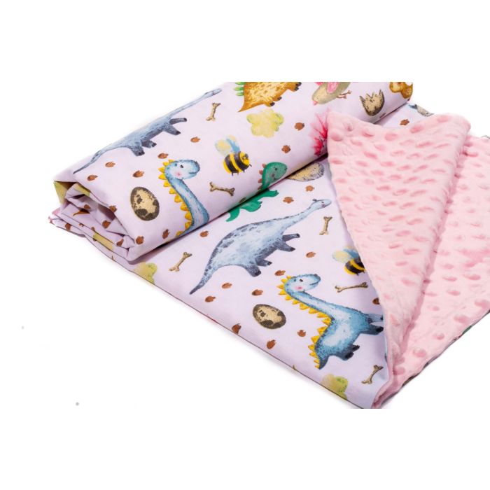 Beebitekk 100x75cm "Dino" roosa