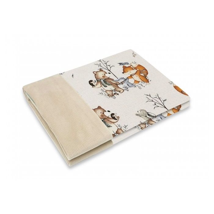 6-osaline vastsündinu komplekti "Beige forest family"