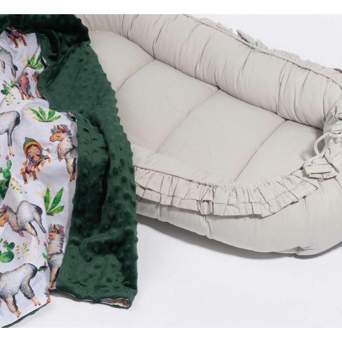 Beebitekk 100x75cm "Alpaca" roheline