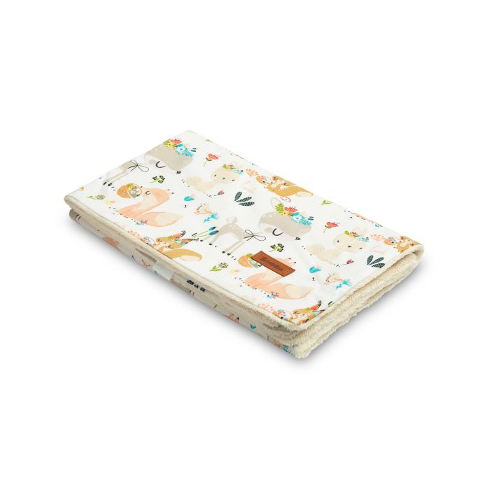 Beebi tekk  "Silky" 100x80 cm with Best friend