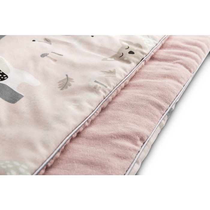 Musliin ja puuvillane beebitekk "Friends" roosa