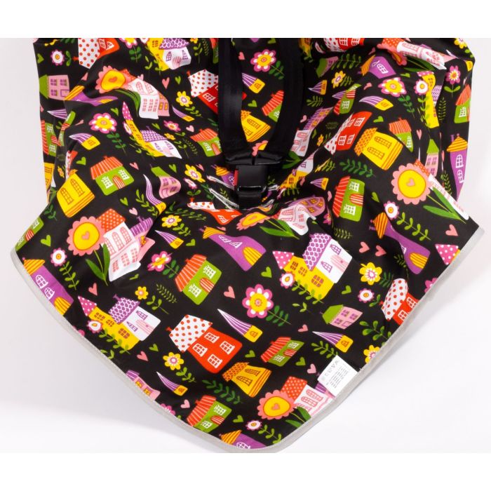 Soojakott-tekk vankrisse/turvatool "HOME SWEET HOME" 80x80 cm