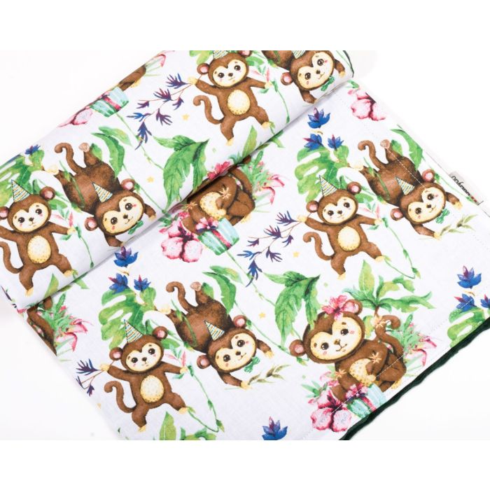 Beebitekk 100x75cm "Monkey's fiesta" roheline 