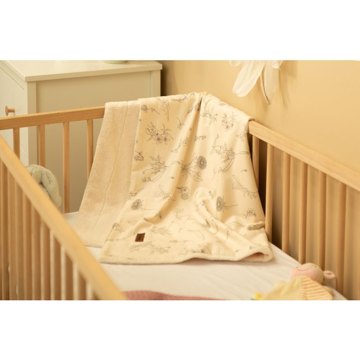 Beebi tekk  "Silky eco" 100x80 cm flora