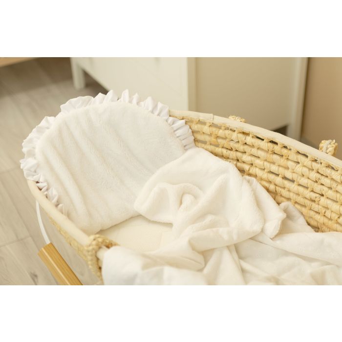 Beebi tekk ja padi "Soft cloud" 98x78 cm valge