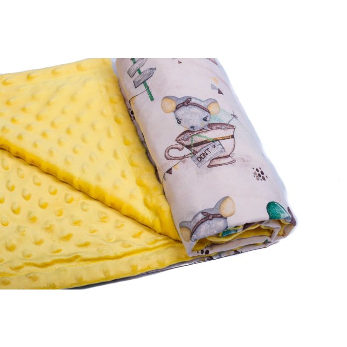 Beebitekk "Mouse" 100x75cm kollast värvi