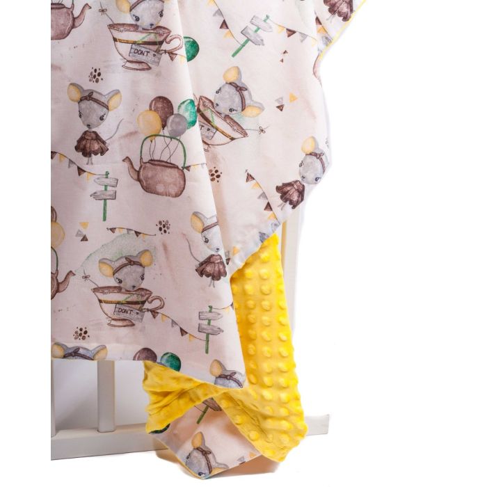 Beebitekk "Mouse" 100x75cm kollast värvi