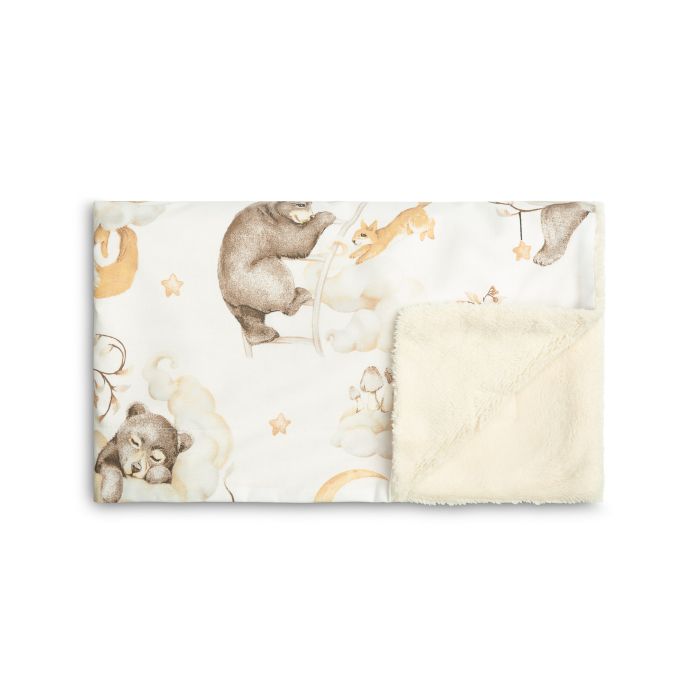 Beebi tekk  "Silky" 100x80 cm with Cosy clouds