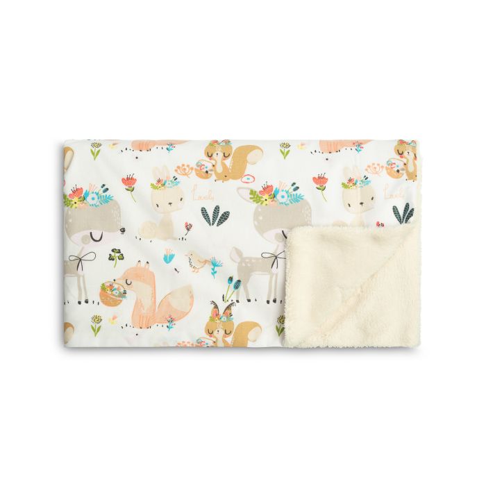 Beebi tekk  "Silky" 100x80 cm with Best friend