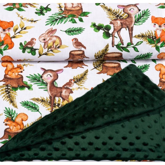 Beebitekk 100x75cm "Forest family" roheline