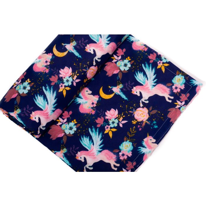 Beebitekk 100x75cm "Magic unicorns" roosa