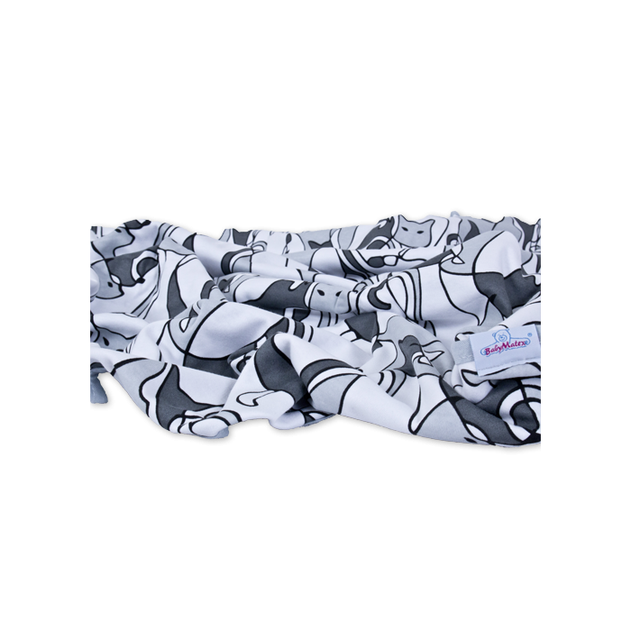 Puuvillane beebitekk "Big cats" 100x75cm 