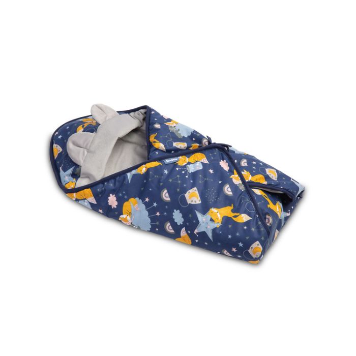 Soojakott vankrisse/turvatool "Foxes" 90x90 cm 