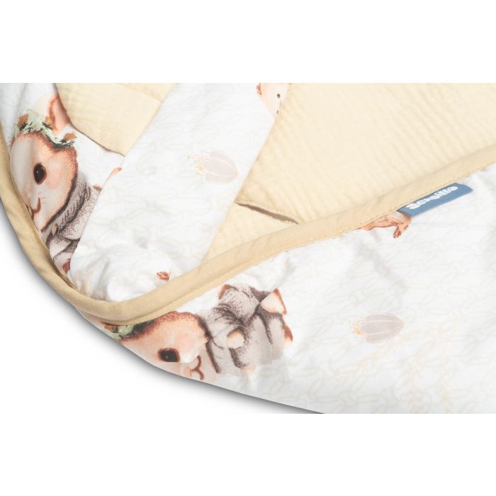 Soojakott vankrisse/turvatool  musliinist  "Lissie" 90x90 cm beige