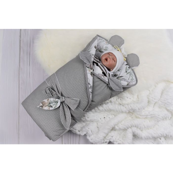  Ümbriktekk - mängumatt beebile  2in1 "Deer" diameeter 88 cm