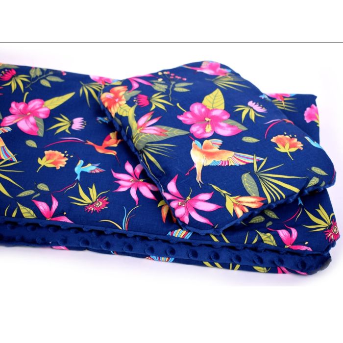 Hällikomplekt  "Tropics" 60x75cm teki ja 35x25cm padjaga