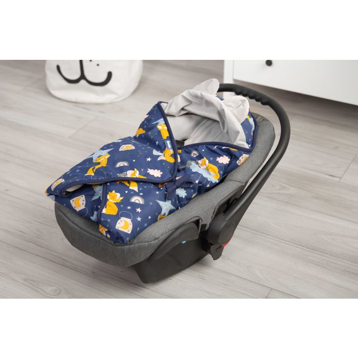 Soojakott vankrisse/turvatool "Foxes" 90x90 cm 