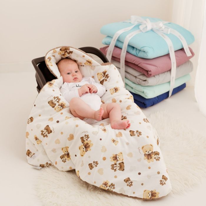 Turvahälli tekk ja soojakott "Petit" 90x90 cm