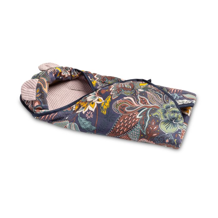 Soojakott vankrisse/turvatool "Flowers" 90x90 cm roosa