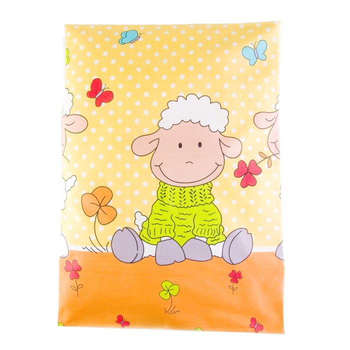 Voodipesu komplekt hälli 80x70cm "Lambad", kollane