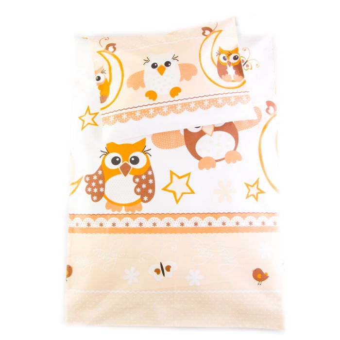 Medvilninė patalynė kūdikio vežimėliui