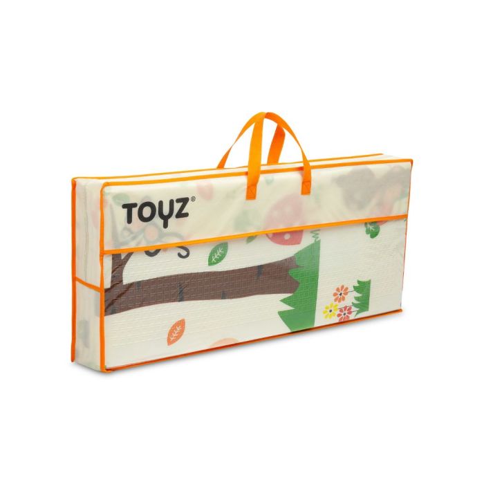 Kahepoolne mängumatt beebidele "ANIMALS" 200 x 180 cm