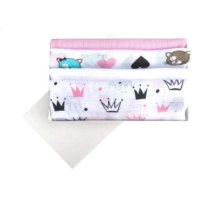 Puuvillased seatud mähkmed "Royal" 4tk