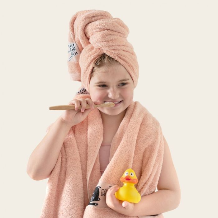 Beebi rätik (Egiptuse puuvill) "Mufasa pale rose" 