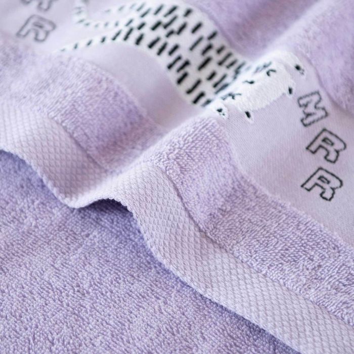 Beebi rätik (Egiptuse puuvill) "Mufasa violet" 