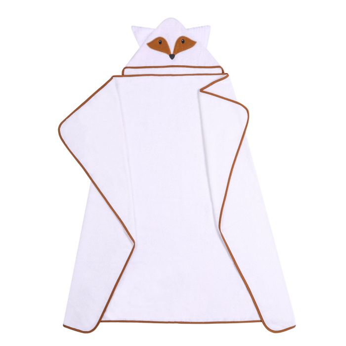 Beebi rätik "Fox" 120x100 cm valge