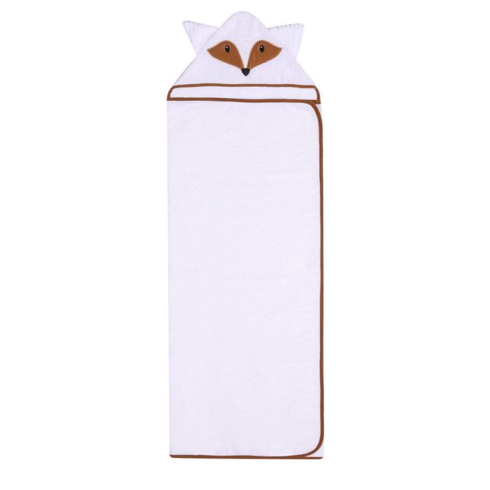 Beebi rätik "Fox" 120x100 cm valge