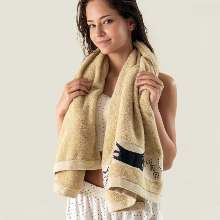 Beebi rätik (Egiptuse puuvill) "Mufasa beige" 