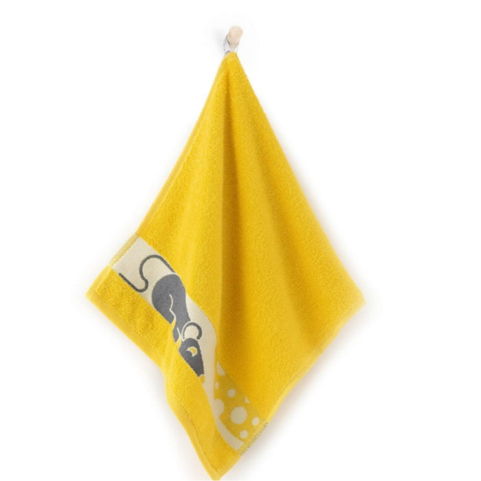 Beebi rätik (Egiptuse puuvill) "Mouse yellow"