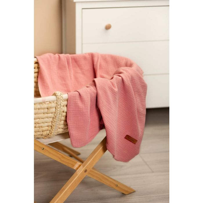 Muslino pledukas kūdikiui "Vittoria pale" 75x100 cm 