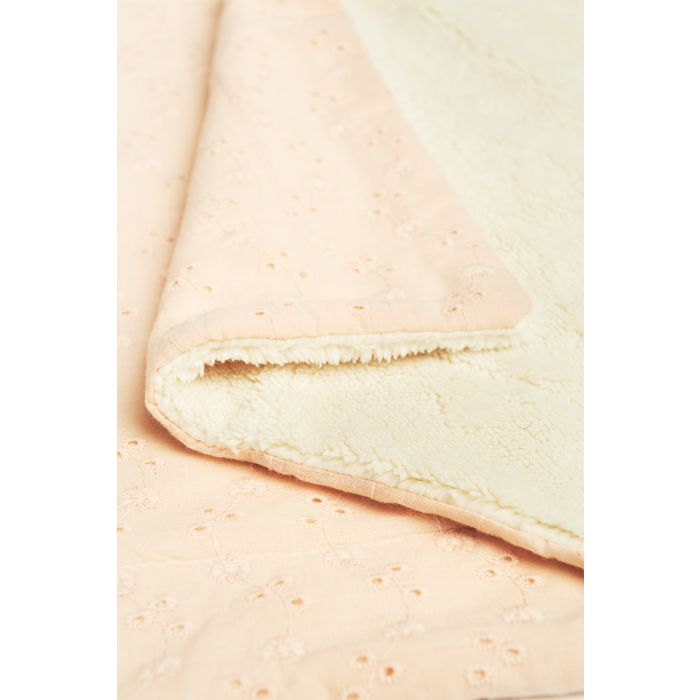 Beebi tekk  "Silky ornament" 100x80 cm roosa