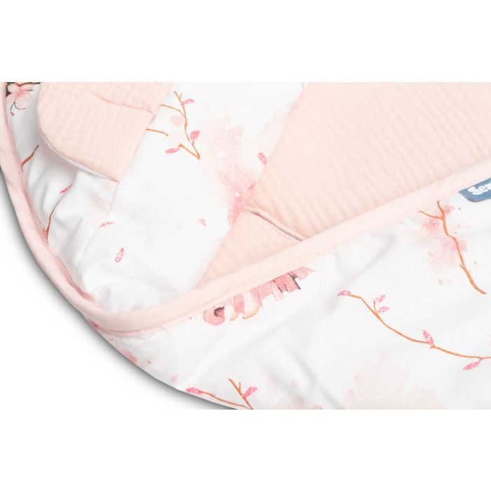 Soojakott vankrisse/turvatool  musliinist  "Fairies" 90x90 cm roosa